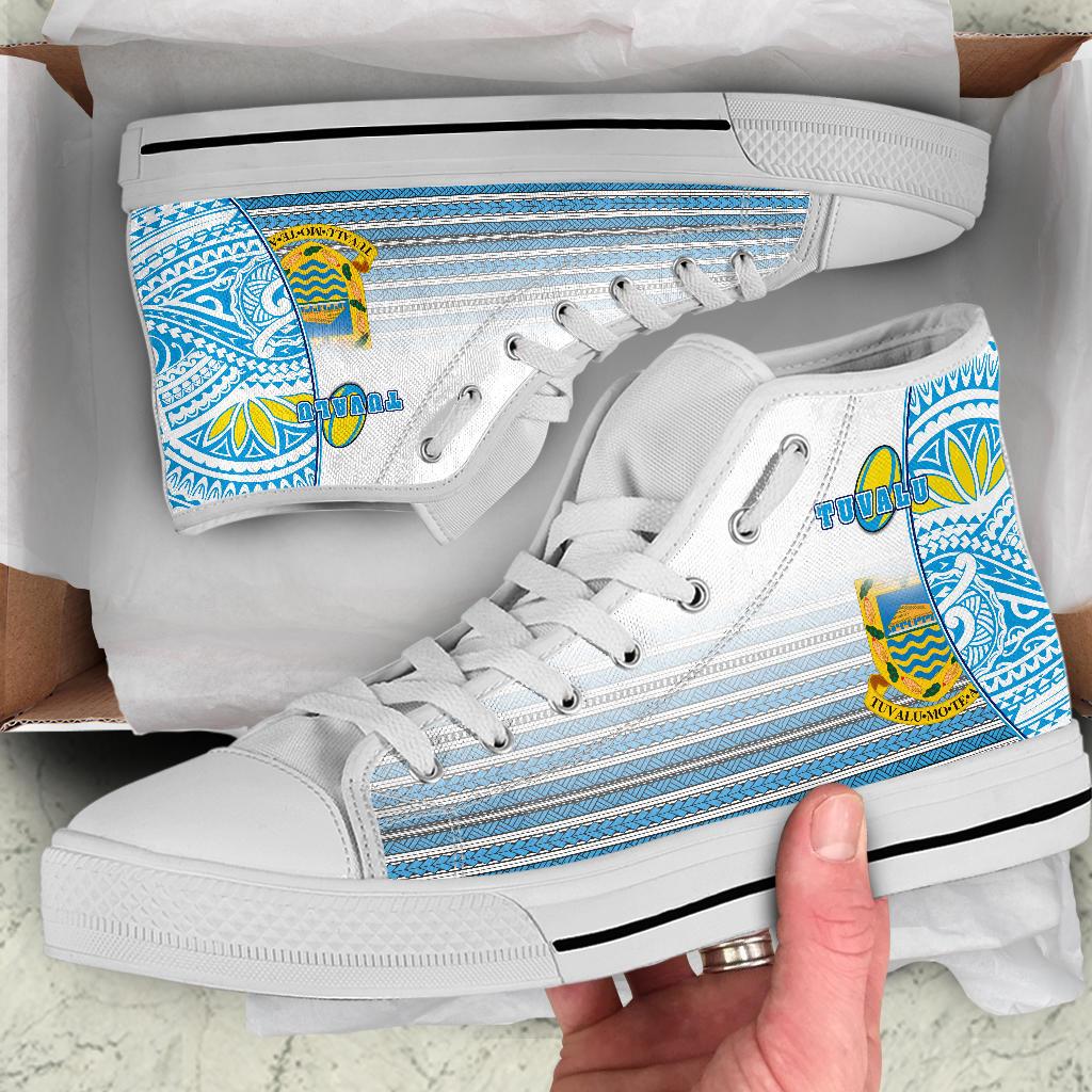 Tuvalu Rugby High Top Shoe Special - Polynesian Pride