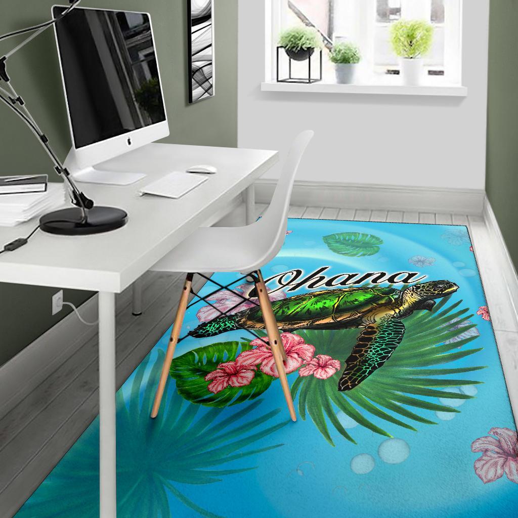 Ohana Turtle River Area Rug AH - Polynesian Pride