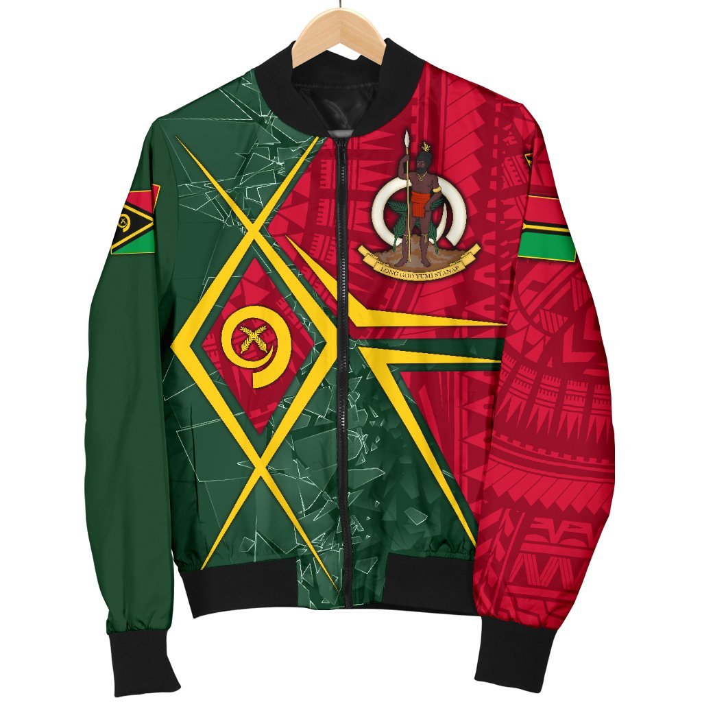 Vanuatu Men's Bomber Jacket - Vanuatu Legend - Polynesian Pride