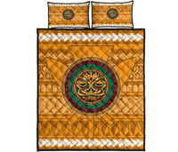 Hawaii Tiki Kanaka Polynesian - Quilt Bed Set AH - Polynesian Pride