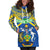 Solomon Islands Women Hoodie Dress Simple Coat Of Arms Rugby - Polynesian Pride