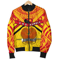 Papua New Guinea Rugby Women Bomber Jacket PNG - The Kumuls - Polynesian Pride
