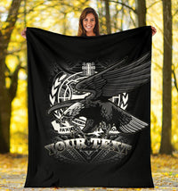 Samoa Polynesian Custom Personalised Premium Blanket - Samoa Eagle - Polynesian Pride