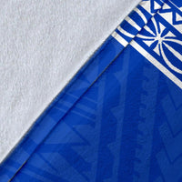 Pohnpei Premium Blanket - Micronesian Blue Version - Polynesian Pride