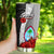 Guam Polynesian Tumbler - Coat Of Arm With Hibiscus White - Polynesian Pride