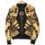 American Samoa Men Bomber Jackets - Polynesian Tattoo Gold - Polynesian Pride