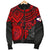 American Samoa Polynesian Bomber Jacket (Men) - Red Turtle - Polynesian Pride