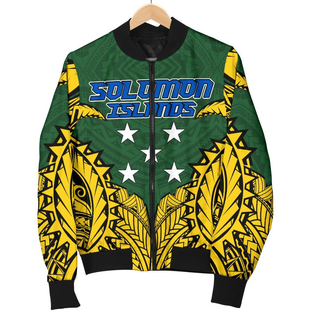 Solomon Islands Premium Men's Bomber Jacket - Polynesian Pride