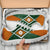 Marshall Islands Sneakers - Kwajalein Atoll Marshall Islands Flag with Polynesian Patterns - Polynesian Pride