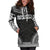 Society Islands Women's Hoodie Dress - Polynesian Black Chief - Polynesian Pride