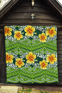 Hawaii Polynesian Premium Quilt - Hibiscus Patterns - Polynesian Pride