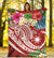 The Philippines Premium Blanket - Summer Plumeria (Red) - Polynesian Pride