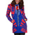 Wallis And Futuna Hoodie Dress - Polynesian Tattoo Flag - Polynesian Pride