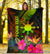 The Philippines Polynesian Personalised Premium Blanket - Hibiscus and Banana Leaves - Polynesian Pride