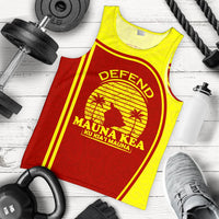 Mauna Kea Men's Tank Top 07 Red - Polynesian Pride