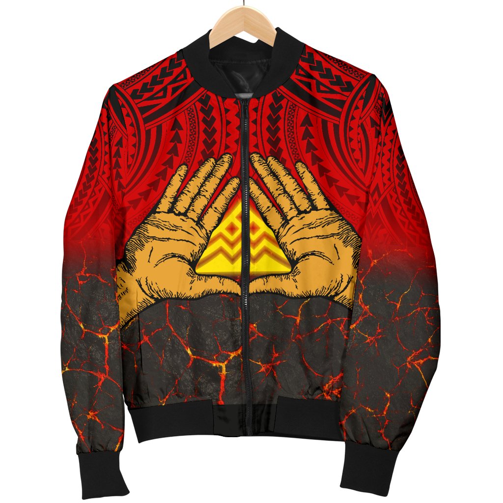 Hawaii Men's Bomber Jacket - Protect Mauna Kea - Polynesian Pride