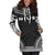 Niue Women's Hoodie Dress - Polynesian Black Chief - Polynesian Pride