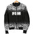 Federated States Of Micronesia Men's Bomber Jacket - Fog Black Style - Polynesian Pride