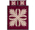 Hawaiian Royal Pattern Quilt Bed Set - Pink - C3 Style - Polynesian Pride