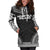 Norfolk Island Women's Hoodie Dress - Polynesian Black Chief - Polynesian Pride