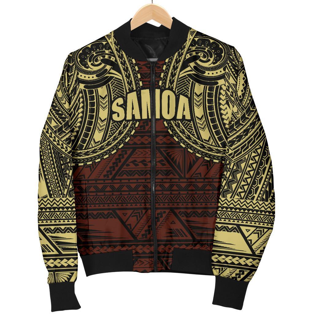 Samoa Spirit Men's Bomber Jacket - Polynesian Pride