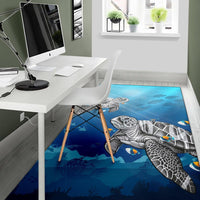 Turtle And Humuhumunukunukuapua'a Area Rug AH - Polynesian Pride