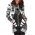 Austral Islands Hoodie Dress - Polynesian Tattoo Black - Polynesian Pride