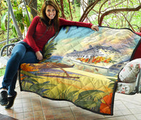 Vintage Hawaii Premium Quilt - Polynesian Pride