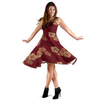 Hawaiian Women's Dress - Retro Pattern - Polynesian Pride