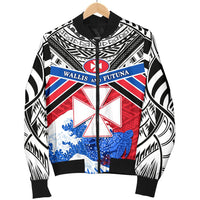 Wallis and Futuna Rugby Women Bomber Jacket Spirit - Polynesian Pride