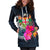 Fiji Polynesian Women's Hoodie Dress - Tropical Flower - Polynesian Pride