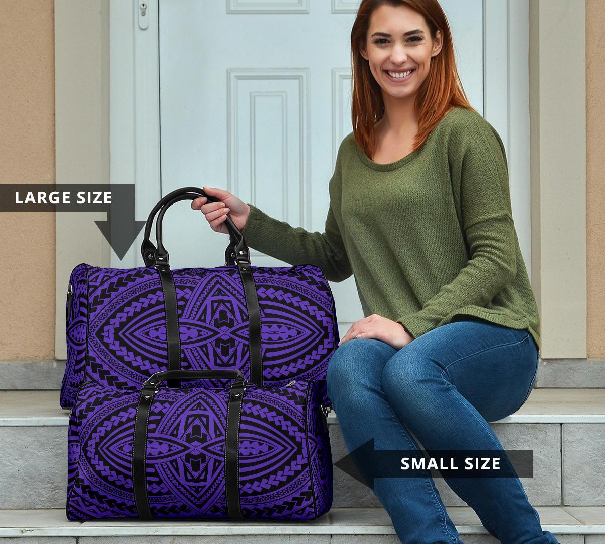 Polynesian Seamless Violet Hawaii Travel Bag - Polynesian Pride