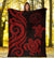 Palau Premium Blanket - Red Tentacle Turtle - Polynesian Pride