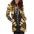 Kiribati Hoodie Dress - Polynesian Tattoo Gold - Polynesian Pride