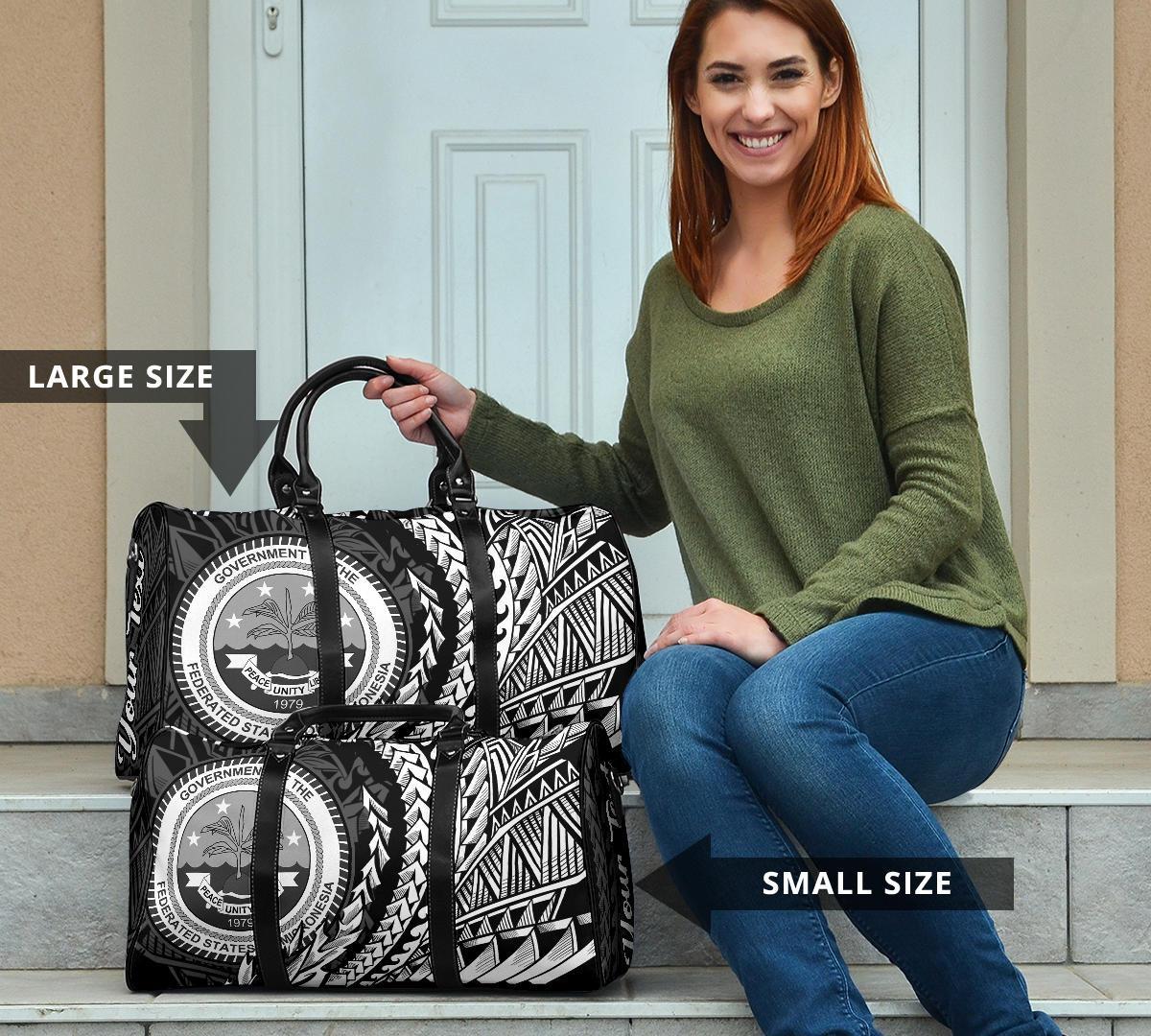 Federated States of Micronesia Travel Bag - Custom Personalised Wings Style - Polynesian Pride