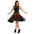 Guam Polynesian Midi Dress - Turtle Hibiscus Reggae - Polynesian Pride