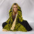 Hawaii Turtle Polynesian Hooded Blanket - Yellow - Armor Style - Polynesian Pride