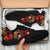 Tahiti Polynesian Sneakers - Plumeria Flowers And Waves - Polynesian Pride