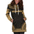 Tonga Women's Hoodie Dress - Polynesian Gold Chief - Polynesian Pride