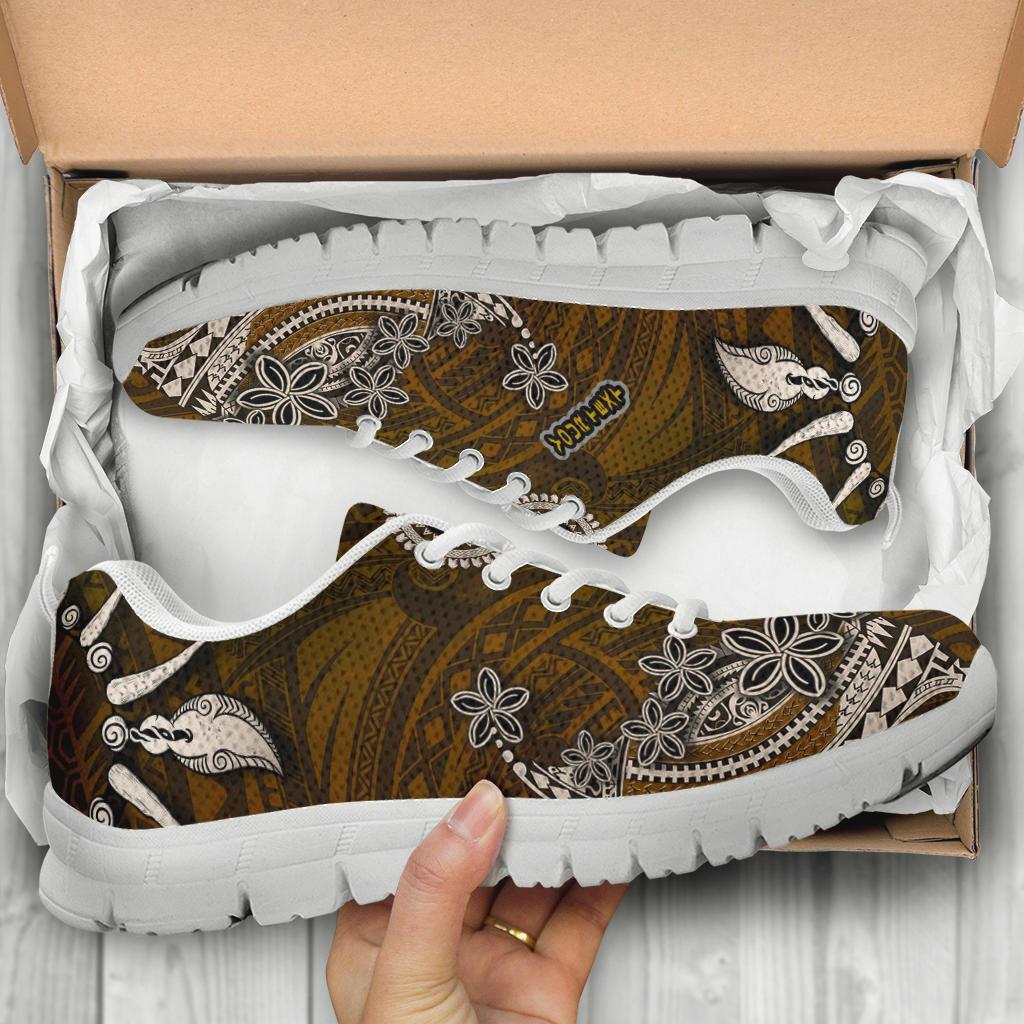 American Samoa Sneakers - Polynesian Boar Tusk - Polynesian Pride