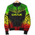 Chuuk Polynesian Chief Men's Bomber Jacket - Reggae Version - Polynesian Pride