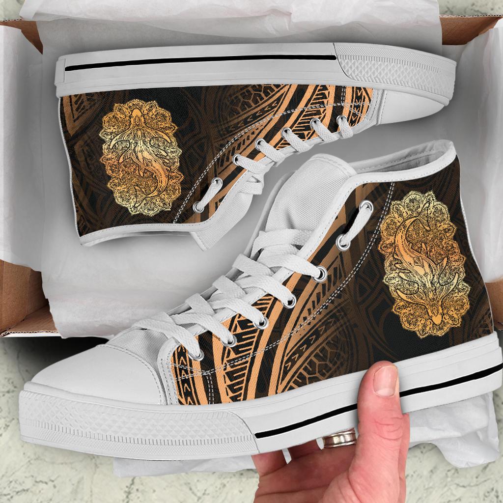 Wild Shark Polynesian High Top Shoes - Polynesian Pride