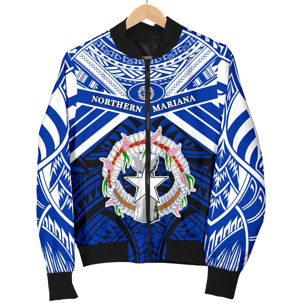 Northern Mariana Islands Rugby Men Bomber Jacket Spirit - CNMI - Polynesian Pride