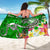 Guam Custom Personalised Sarong - Turtle Plumeria (Green) - Polynesian Pride