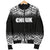 Chuuk Men's Bomber Jacket - Fog Black Style - Polynesian Pride