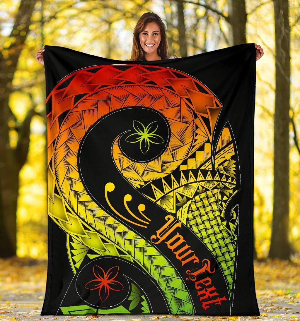 Pohnpei Personalised Premium Blanket - Polynesian Decorative Patterns - Polynesian Pride