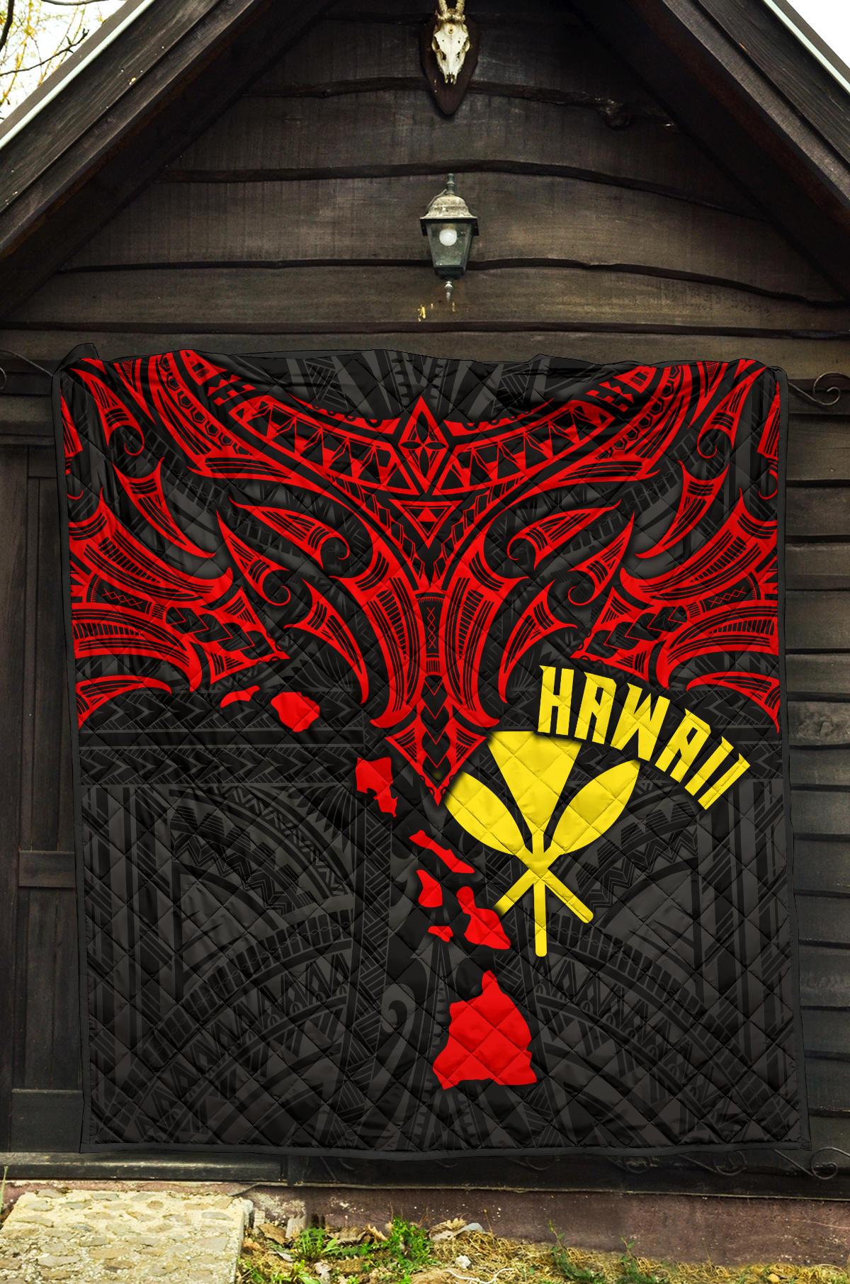 Polynesian Hawaii Premium Quilt - Polynesian Whale Tail - Polynesian Pride