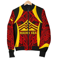 Hawaii Men's Bomber Jacket - Protect Mauna Kea - Polynesian Pride