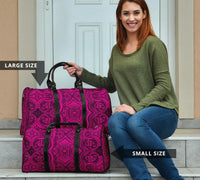 Polynesian Symmetry Pink Hawaii Travel Bag - Polynesian Pride
