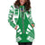 Norfolk Island Hoodie Dress - Polynesian Tattoo Flag - Polynesian Pride